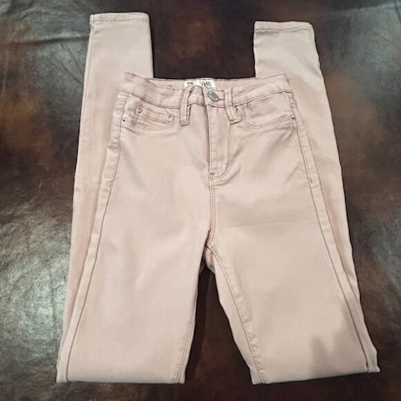 NWOT YMI Women’s Pink Blush Skinny High Rise Stretch Pants Jeans - Picture 5 of 11